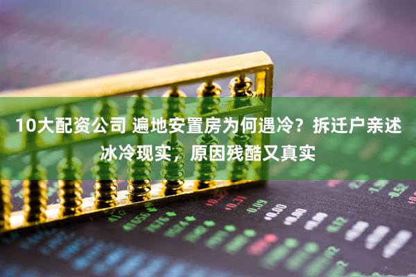 10大配资公司 遍地安置房为何遇冷？拆迁户亲述冰冷现实，原因残酷又真实